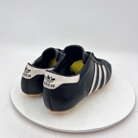Vintage Adidas Brasil  Men’s Sz 6.5 Black Football Shoe Made in France - Picture 5 of 16